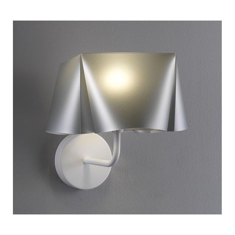 WANDA LAMPADA DA PARETE IN POLILUX 5 COLORI DESIGN MODERNO A FAZZOLETTO DI LINEA ZERO Linea Zero - Cristalensi Shop Online