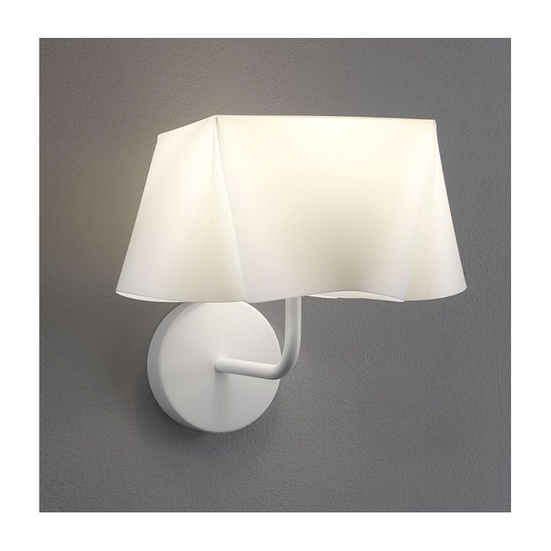 WANDA LAMPADA DA PARETE IN POLILUX 5 COLORI DESIGN MODERNO A FAZZOLETTO DI LINEA ZERO Linea Zero - Cristalensi Shop Online