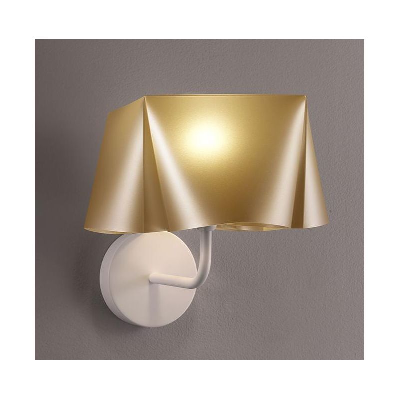 WANDA LAMPADA DA PARETE IN POLILUX 5 COLORI DESIGN MODERNO A FAZZOLETTO DI LINEA ZERO Linea Zero - Cristalensi Shop Online