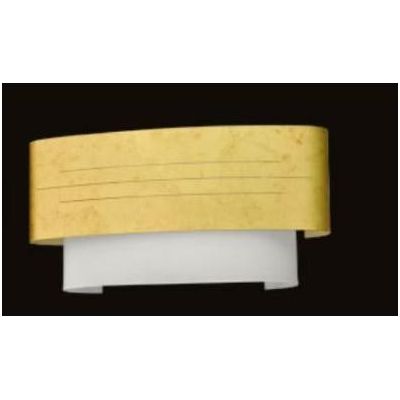 EMMA APPLIQUE MODERNA LARGHEZZA 50 CM IN METALLO 4 FINITURE E VETRO LAMPADINE 2XE27 Padana Lampadari - Cristalensi Shop Online