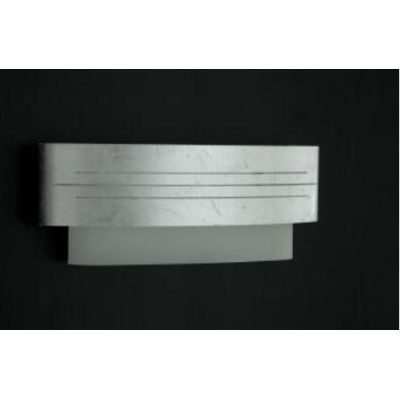 EMMA APPLIQUE MODERNA LARGHEZZA 40 CM IN METALLO 4 FINITURE E VETRO LAMPADINA E27 Padana Lampadari - Cristalensi Shop Online