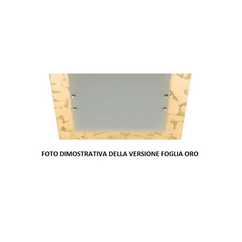 ALEXIA APPLIQUE MODERNA LARGHEZZA CM 55 CON VETRO BIANCO E VETRO DECORATO IN 4 FINITURE Padana Lampadari - Cristalensi Shop Onli