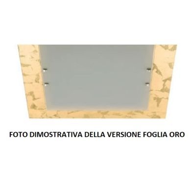 ALEXIA APPLIQUE MODERNA LARGHEZZA CM 55 CON VETRO BIANCO E VETRO DECORATO IN 4 FINITURE Padana Lampadari - Cristalensi Shop Onli