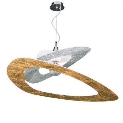 TRIA SOSPENSIONE MODERNA D70 5 FINITURE COLORE LAMPADINA A VISTRA ATTACCO E27 Padana Lampadari - Cristalensi Shop Online
