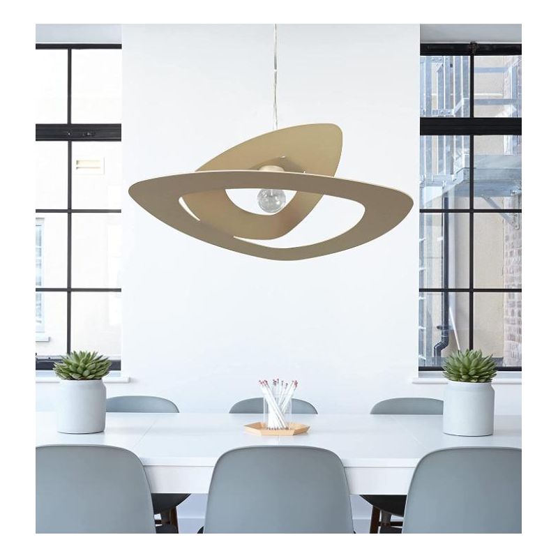 TRIA SOSPENSIONE MODERNA D70 5 FINITURE COLORE LAMPADINA A VISTRA ATTACCO E27 Padana Lampadari - Cristalensi Shop Online