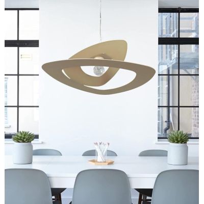 TRIA SOSPENSIONE MODERNA D70 5 FINITURE COLORE LAMPADINA A VISTRA ATTACCO E27 Padana Lampadari - Cristalensi Shop Online