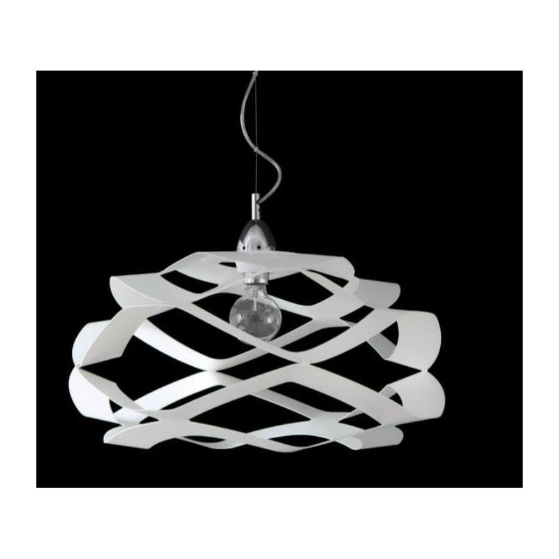 FLY SOSPENSIONE DIAMETRO CM 55 IN 5 FINITURE COLORE CON LAMPADINA E27 A VISTA MODERNA Padana Lampadari - Cristalensi Shop Online