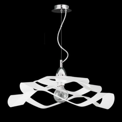 FLY SOSPENSIONE MODERNA IN 5 FINITURE COLORE CON LAMPADINA E27 A VISTA DIAMETRO CM 55 Padana Lampadari - Cristalensi Shop Online