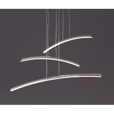 VICKY SOSPENSIONE IN METALLO CROMATO MODERNA D80 CM CON LED 38W LUCE 4000K Padana Lampadari - Cristalensi Shop Online