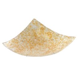 TATIANA PLAFONIERA 50X50 IN VETRO LAVORATO CON DETTAGLI IN METALLO CROMO DISPONIBILE IN 3 COLORI Padana Lampadari - Cristalensi  2