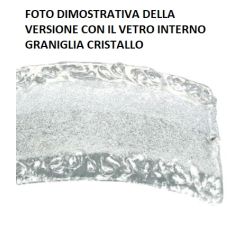 288/A LAMPADA DA PARETE IN VETRO GRANIGLIA Padana Lampadari - Cristalensi Shop Online 2