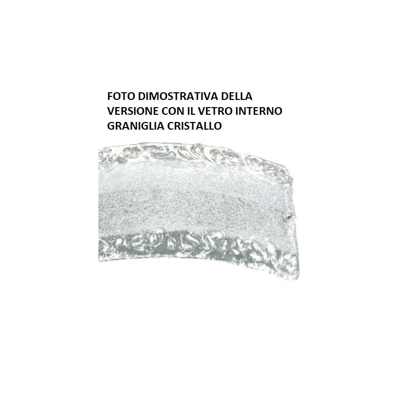 288/A LAMPADA DA PARETE IN VETRO GRANIGLIA Padana Lampadari - Cristalensi Shop Online