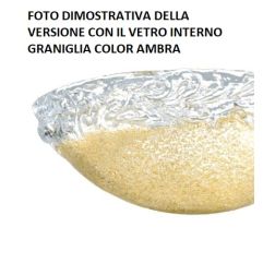 289/A LAMPADA DA PARETE IN VETRO GRANIGLIA Padana Lampadari - Cristalensi Shop Online 2