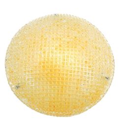 TEA PLAFONIERA ROTONDA DIAMETRO CM 50 IN VETRO CRISTALLO O AMBRA Padana Lampadari - Cristalensi Shop Online 2