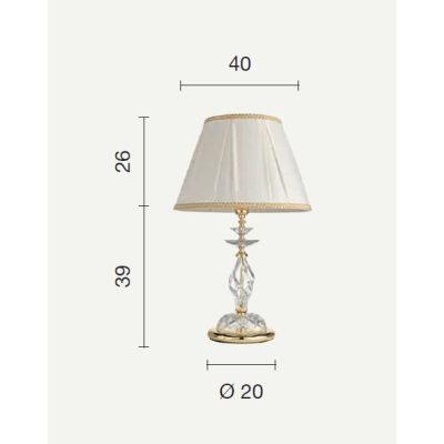 1306 LAMPADA GRANDE IN VETRO SOFFIATO LAVORATO A MANO CON PARALUME ONDALUCE CICIRIELLO - Cristalensi Shop Online