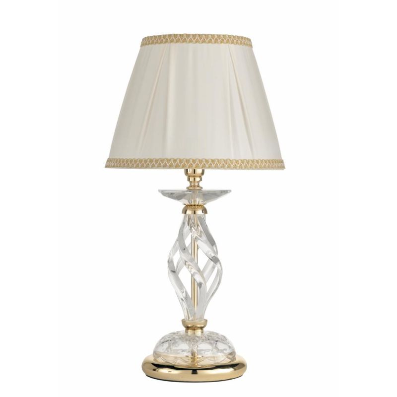 1306 LAMPADA PICCOLA IN VETRO SOFFIATO LAVORATO A MANO CON PARALUME ONDALUCE CICIRIELLO - Cristalensi Shop Online