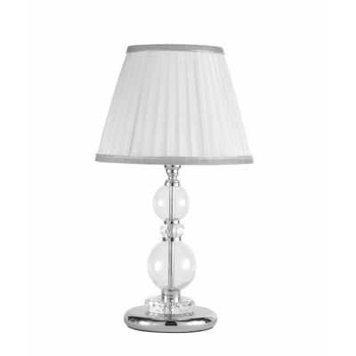 BACH LAMPADA DA TAVOLO IN CRISTALLO E VETRO CLASSICA ORO O CROMO DI CICIRIELLO ONDALUCE CICIRIELLO - Cristalensi Shop Online