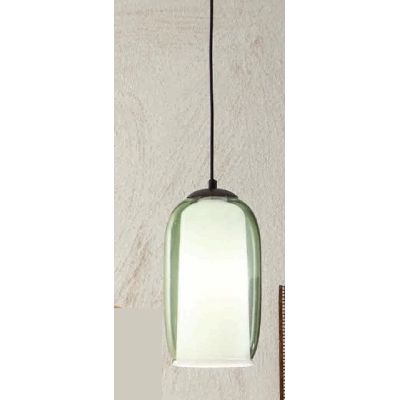 BONNIE SOSPENSIONE SINGOLA IN VETRO SOFFIATO TRASPARENTE, FUME, AMBRA O VERDE D15 CM DESIGN MODERNO ONDALUCE CICIRIELLO - Crista