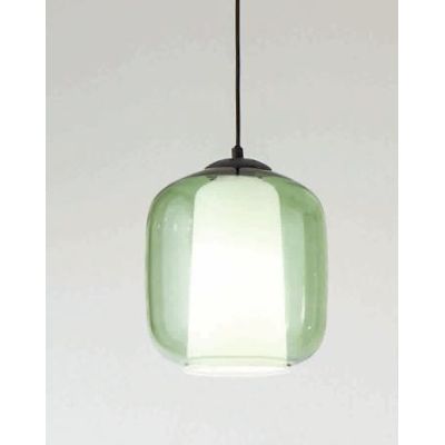 BONNIE SOSPENSIONE SINGOLA IN VETRO SOFFIATO TRASPARENTE, FUME, AMBRA O VERDE D22 CM DESIGN MODERNO ONDALUCE CICIRIELLO - Crista