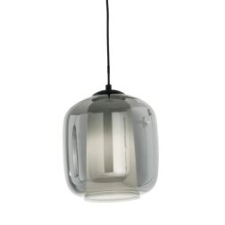 BONNIE SOSPENSIONE SINGOLA IN VETRO SOFFIATO TRASPARENTE, FUME, AMBRA O VERDE D22 CM DESIGN MODERNO ONDALUCE CICIRIELLO - Crista 2