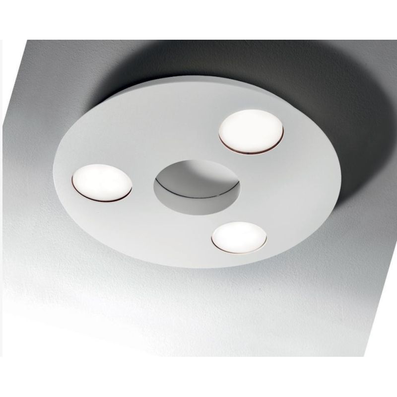 UFO PLAFONIERA DIAMETRO 36 CM BIANCA O SABBIA CON LAMPADINE LED SOSTITUIBILI Illuminando - Cristalensi Shop Online