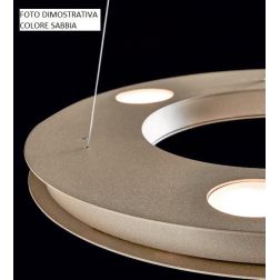 UFO PLAFONIERA DIAMETRO 70 CM BIANCA O SABBIA CON LAMPADINE LED SOSTITUIBILI Illuminando - Cristalensi Shop Online 2