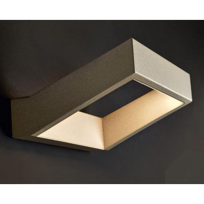 ACHILLE PICCOLO APPLIQUE LED 20W BIANCO O SABBIA LUCE 3000K O 4000K DI ILLUMINANDO LED SOSTITUIBILE Illuminando - Cristalensi Sh