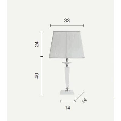 CHERUBINI LAMPADA DA TAVOLO GRANDE IN CRISTALLO e METALLO ELEGANTE E CLASSICO 3 FINITURE DI ONDALUCE ONDALUCE CICIRIELLO - Crist