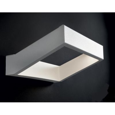 ACHILLE PICCOLO APPLIQUE LED 20W BIANCO O SABBIA LUCE 3000K O 4000K DI ILLUMINANDO LED SOSTITUIBILE Illuminando - Cristalensi Sh