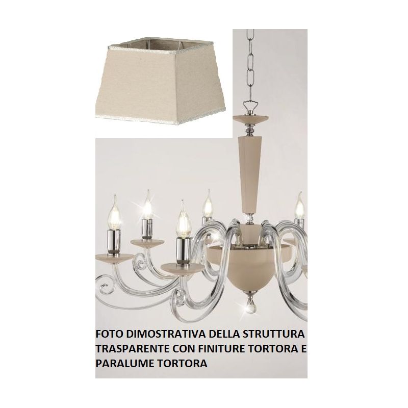 CHERUBINI LAMPADA DA TAVOLO IN CRISTALLO e METALLO ELEGANTE E CLASSICO 3 FINITURE DI ONDALUCE ONDALUCE CICIRIELLO - Cristalensi