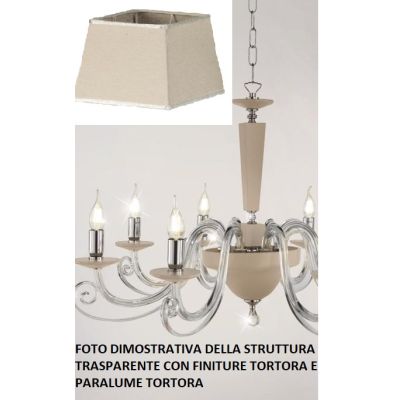 CHERUBINI LAMPADA DA TAVOLO IN CRISTALLO e METALLO ELEGANTE E CLASSICO 3 FINITURE DI ONDALUCE ONDALUCE CICIRIELLO - Cristalensi