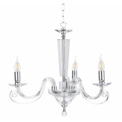 CHERUBINI 3 LUCI LAMPADARIO CLASSICO ED ELEGANTE IN CRISTALLO E VETRO 3 FINITURE DI ONDALUCE ONDALUCE CICIRIELLO - Cristalensi S