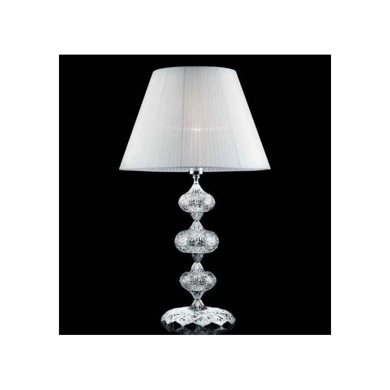 DALLAS LAMPADA GRANDE ORO O CROMO CON PENDAGLIERIA IN CRISTALLO ONDALUCE CICIRIELLO - Cristalensi Shop Online