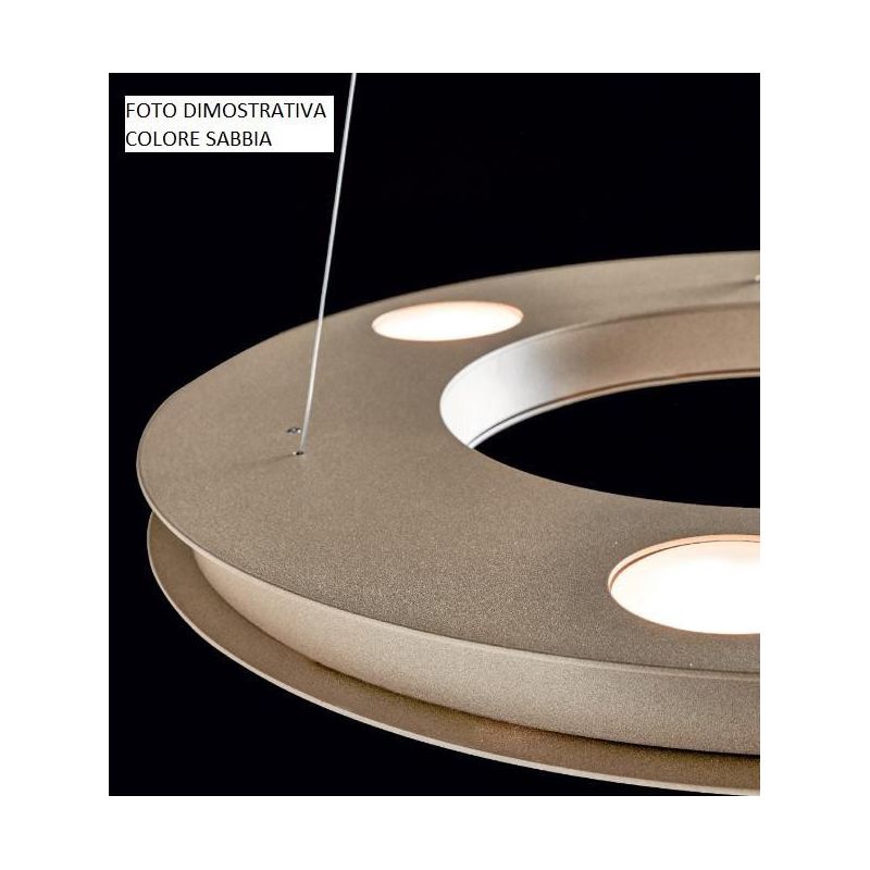 ETTORE APPLIQUE LED 20W MONOEMISSIONE SABBIA O BIANCO MODERNO DI ILLUMINANDO Illuminando - Cristalensi Shop Online