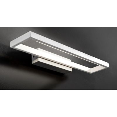 FILO GRANDE APPLIQUE LED 12W LUCE INDIRETTA MONTATURA BIANCA MODERNO DI ILLUMINANDO Illuminando - Cristalensi Shop Online