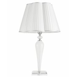 DEBUSSY LAMPADA DA TAVOLO GRANDE IN CRISTALLO ELEGANTE E CLASSICA DIAMETRO CM 40 DI ONDALUCE ONDALUCE CICIRIELLO - Cristalensi S 2