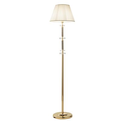 DIDO LAMPADA DA TERRA IN CRISTALLO E METALLO ELEGANTE E CLASSICA DIAMETRO CM 40 5 COLORI ONDALUCE CICIRIELLO - Cristalensi Shop