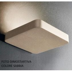 TOBIA 2 APPLIQUE LED INTEGRATO 2X12W BIANCO O SABBIA LUCE BIANCO CALDO MODERNA DI ILLUMINANDO Illuminando - Cristalensi Shop Onl 2