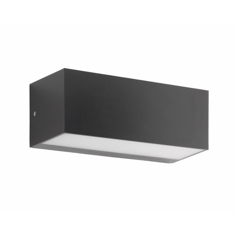 FALCO APPLIQUE DA ESTERNO IP65 LED 12W ARGENTO NERO BIANCO DI ONDALUCE ONDALUCE CICIRIELLO - Cristalensi Shop Online