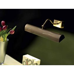 PEGASO 2 APPLIQUE DA SPECCHIO BAGNO O QUADRO BRUNITO O NIKEL SATINATO CLASSICO Illuminando - Cristalensi Shop Online