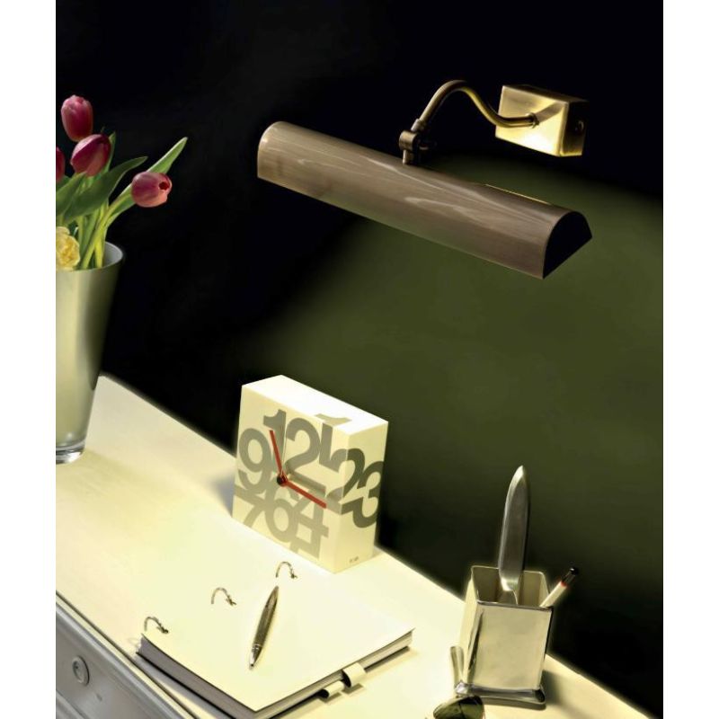 PEGASO 2 APPLIQUE DA SPECCHIO BAGNO O QUADRO BRUNITO O NIKEL SATINATO CLASSICO Illuminando - Cristalensi Shop Online