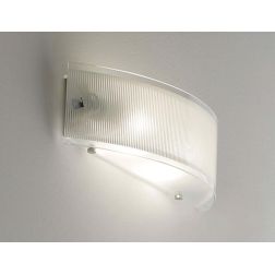 FENICE FASCIA GRANDE 40 CM 2 PORTALAMPADE VETRO SOPRA E SOTTO ECONOMICO DI ILLUMINANDO Illuminando - Cristalensi Shop Online
