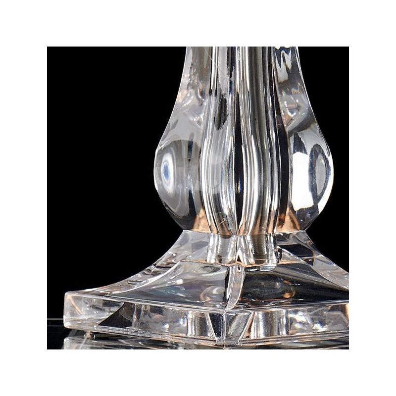 SOFIA ABAT-JOUR IN ACRILICO TRASPARENTE E PARALUME PLISSE' SABBIA DI ILLUMINANDO Illuminando - Cristalensi Shop Online