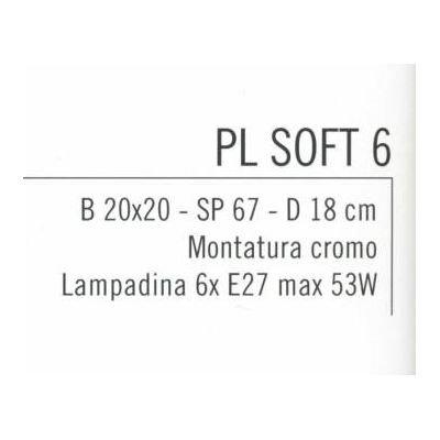 SOFT PLAFONIERA CON PARALUMI IN PERGAMENA AVORIO DI ILLUMINANDO Illuminando - Cristalensi Shop Online