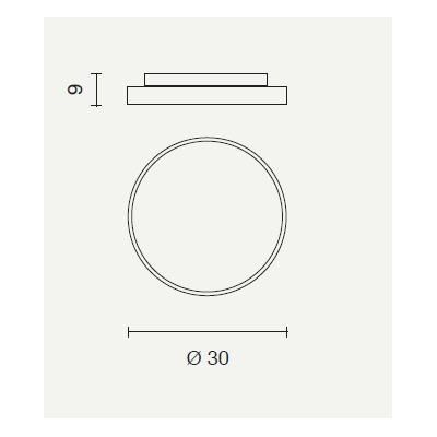 PETAR PLAFONIERA ROTONDA DA ESTERNO IP65 ANTI SALSEDINE GRIGIO,BIANCO O ANTRACITE MODERNA ONDALUCE CICIRIELLO - Cristalensi Shop