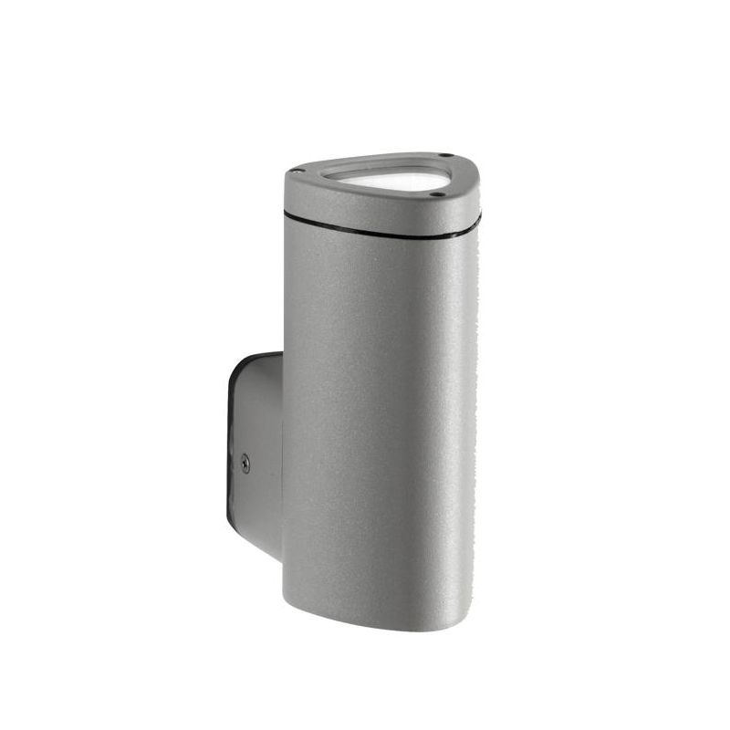 RAV1 APPLIQUE DA ESTERNO IP54 NERO ARGENTO MODERNA ED ECONOMICA DI ONDALUCE ONDALUCE CICIRIELLO - Cristalensi Shop Online