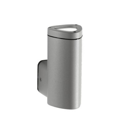 RAV1 APPLIQUE DA ESTERNO IP54 NERO ARGENTO MODERNA ED ECONOMICA DI ONDALUCE ONDALUCE CICIRIELLO - Cristalensi Shop Online