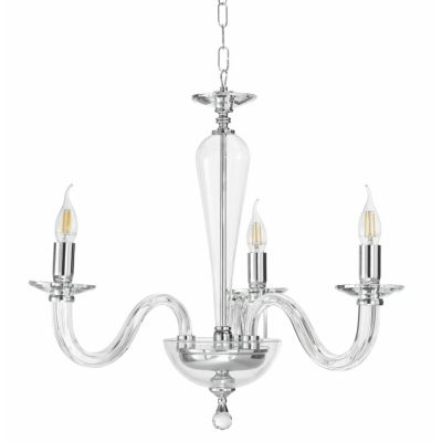 RAVEL LAMPADARIO 3 LUCI IN VETRO LAVORATO A MANO 4 COLORI DI ONDALUCE ONDALUCE CICIRIELLO - Cristalensi Shop Online