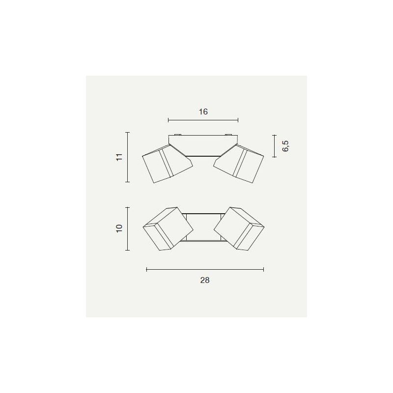 STEVE APPLIQUE DA ESTERNO IP54 ORIENTABILE LED 12W LUCE 4000K BIANCO,SILVER O MARRONE MODERNA ONDALUCE CICIRIELLO - Cristalensi
