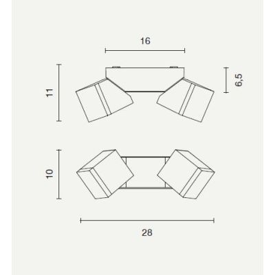 STEVE APPLIQUE DA ESTERNO IP54 ORIENTABILE LED 12W LUCE 4000K BIANCO,SILVER O MARRONE MODERNA ONDALUCE CICIRIELLO - Cristalensi